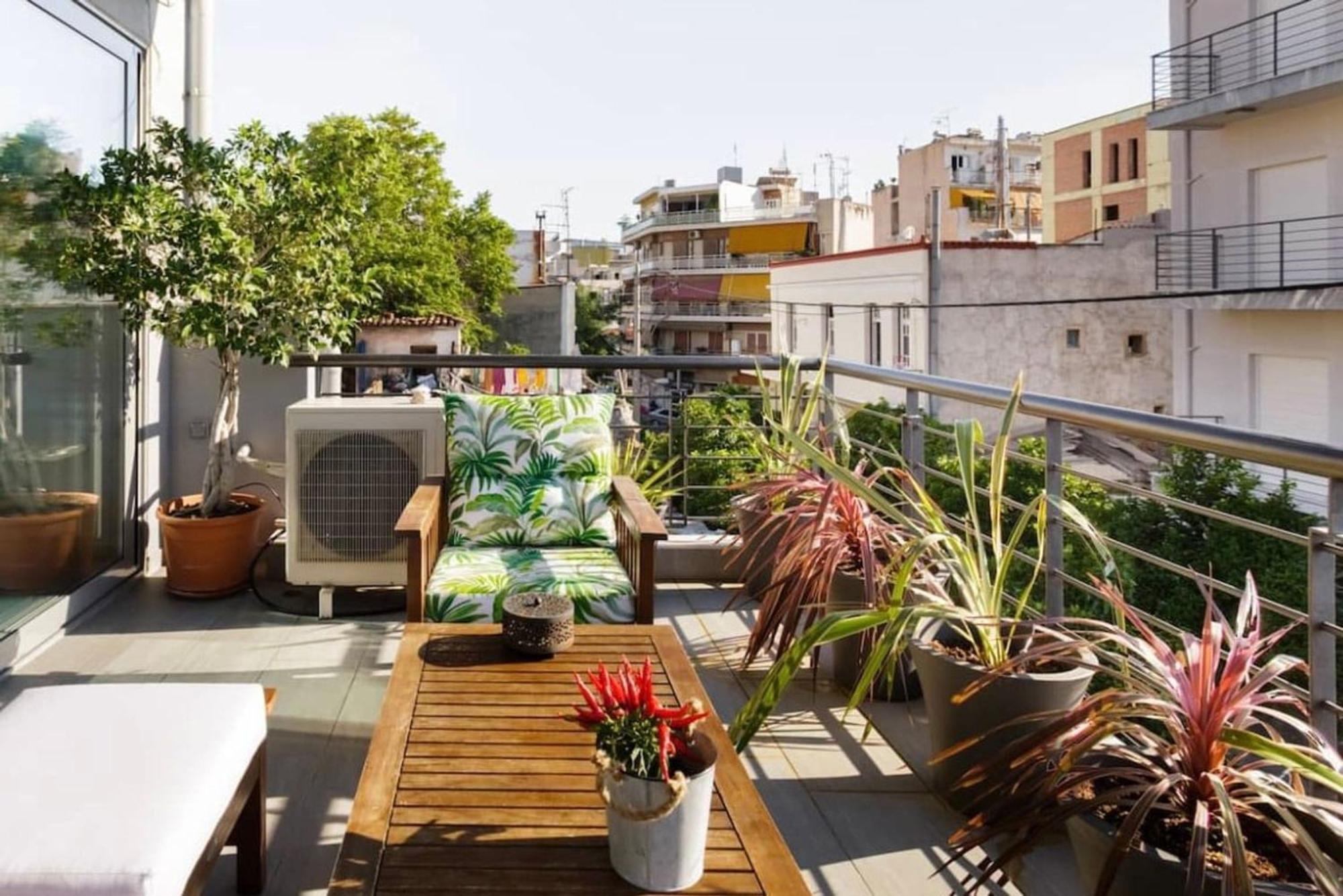 Stylish Boutique Loft With Private Balcony Apartman Athén Kültér fotó